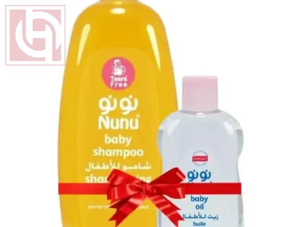 نونو عرض شامبو اطفال 1لتر + زيت 200مل مجانآ