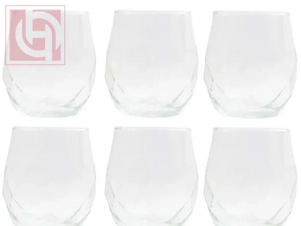 IZMIR LOUVRE Glass Cup Set of 6 pieces