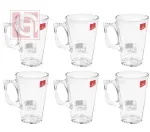 Blink Max Glass Mug 240 ml Set of 6 pieces