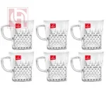 Blink Max Glass Mug 275 ml Set of 6 pieces