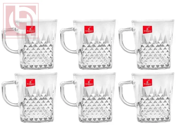 Blink Max Glass Mug 275 ml Set of 6 pieces