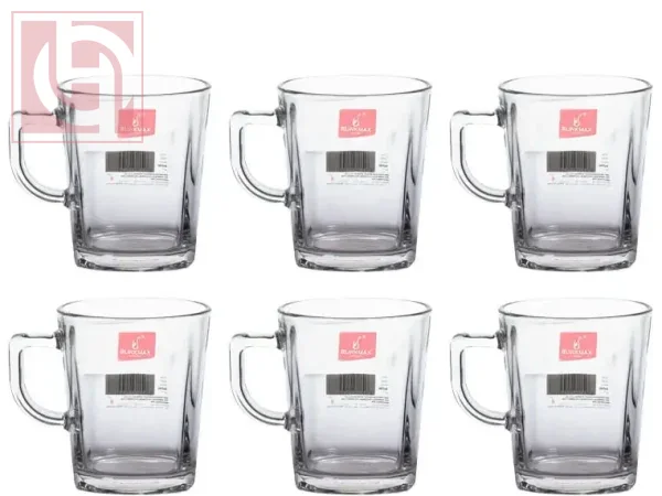 Blink Max Glass Mug 275ml Set of 6 pieces