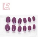 Artificial nails12 pieces for women with adhesive tape - Image 2