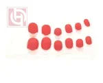 Artificial nails12 pieces for women with adhesive tape - Image 2
