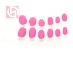 Artificial nails12 pieces for women with adhesive tape - Image 2