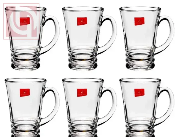 Blink Max Glass Mug 220 ml Set of 6 pieces