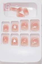 Artificial nails12 pieces for women with adhesive tape - Image 2