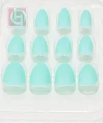 Artificial nails12 pieces for women with adhesive tape - Image 2