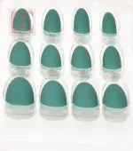 Artificial nails12 pieces for women with adhesive tape - Image 2