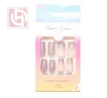 Artificial nails12 pieces for women with adhesive tape