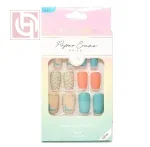 Artificial nails12 pieces for women with adhesive tape