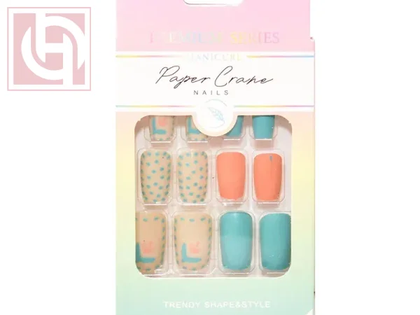 Artificial nails12 pieces for women with adhesive tape