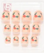 Artificial nails12 pieces for women with adhesive tape - Image 2