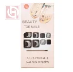 Artificial nails12 pieces for women with adhesive tape