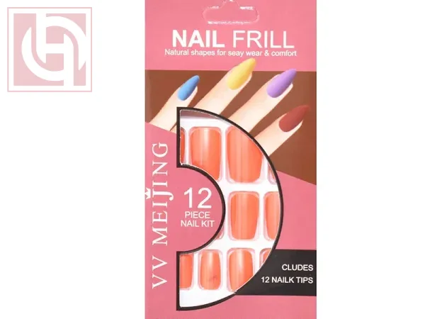 Artificial nails 12 pieces for Women double face