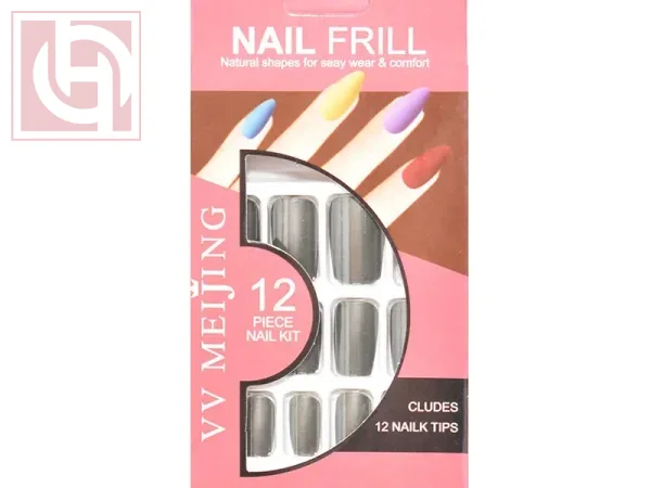 Artificial nails 12 pieces for Women double face