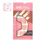 Artificial nails 12 pieces for Women double face