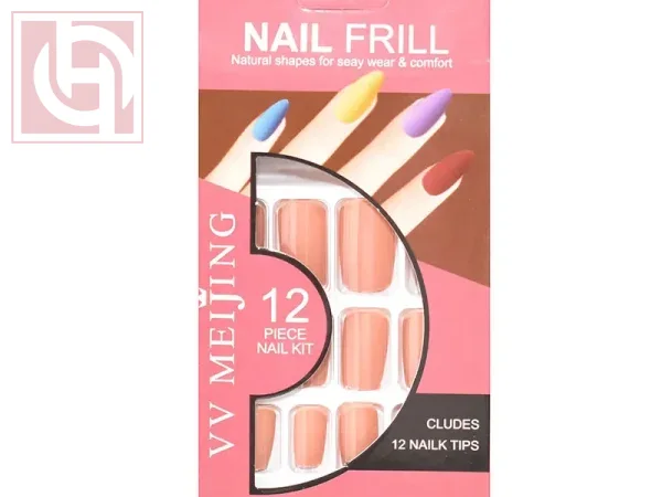 Artificial nails 12 pieces for Women double face