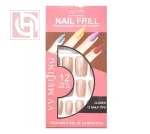 Artificial nails 12 pieces for Women double face
