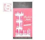 Bronze artificial nails12 pieces for women with adhesive tape