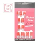 Bronze artificial nails12 pieces for women with adhesive tape
