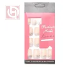 Bronze artificial nails12 pieces for women with adhesive tape