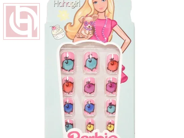 Artificial nails12 pieces for girls with adhesive tape