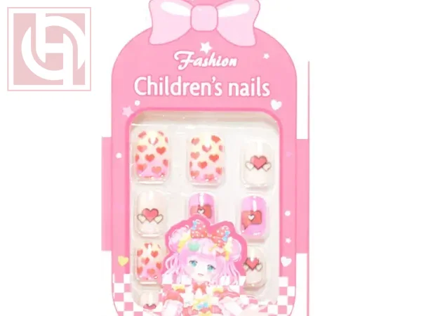 Artificial nails12 pieces for girls with adhesive tape