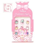 Artificial nails12 pieces for girls with adhesive tape