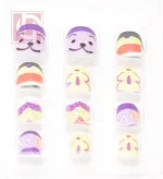 Artificial nails12 pieces for girls with adhesive tape - Image 2