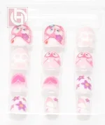 Artificial nails12 pieces for girls with adhesive tape - Image 2