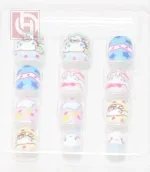 Artificial nails12 pieces for girls with adhesive tape - Image 2
