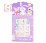 Artificial nails12 pieces for girls with adhesive tape