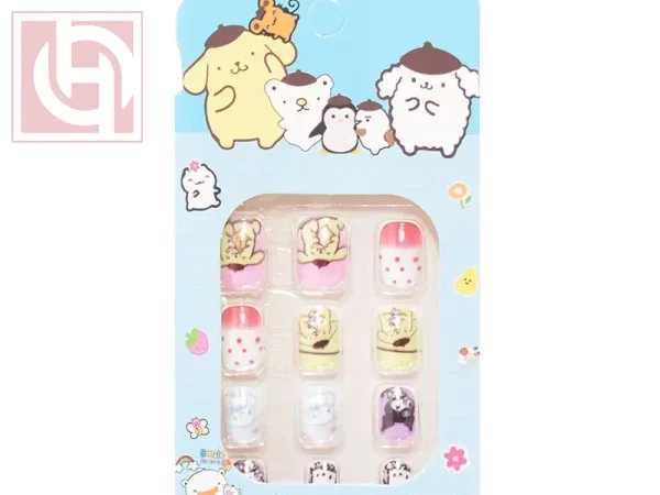 Artificial nails12 pieces for girls with adhesive tape