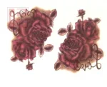 Temporary waterproof body sticker tattoos for women and girls