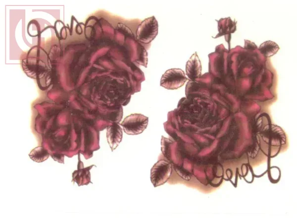 Temporary waterproof body sticker tattoos for women and girls