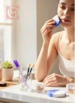 ⁦طقم فرش واسفنج مكياج 8قطع متعددة الوظائف⁩ - الصورة ⁦3⁩