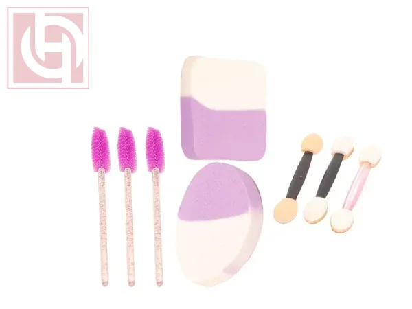 Multi Function Makeup Brush and Sponge Set of 8 pieces