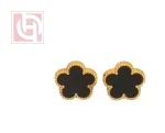 Stainless Steel Pure Anti Echo Earring for Women Black - Image 2