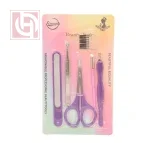 Stainless steel makeup tool set of 5 pieces