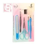 Stainless steel makeup tool set of 5 pieces