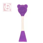 2*1 Silicone Brush for face masks masks massage and skin cleansing
