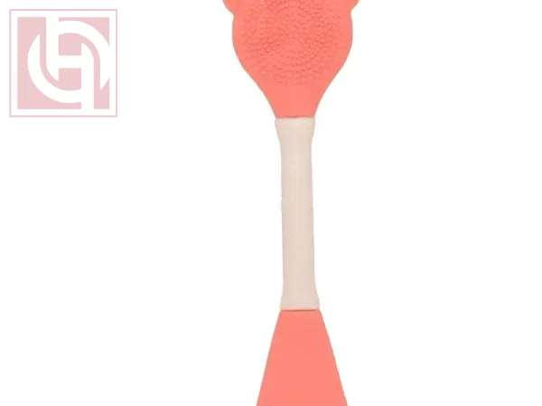 فرشاة سيليكون 2*1 لقناع الوجه والماسك وتدليك وتنظيف البشرة