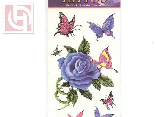 Temporary waterproof body sticker tattoos for women and girls 20 cm