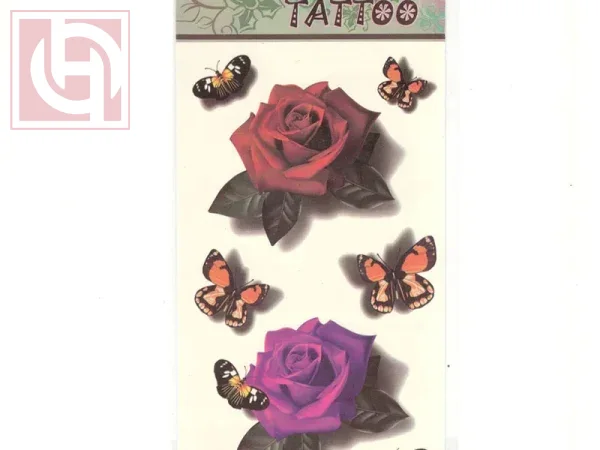 Temporary waterproof body sticker tattoos for women and girls 20 cm
