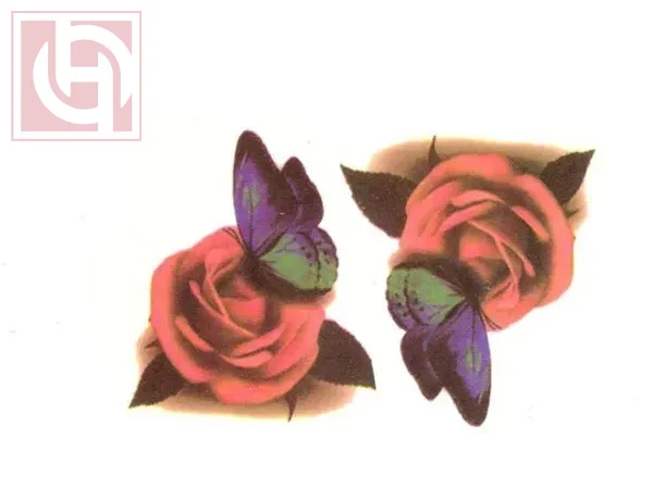 تاتو لاصق الوان مؤقت للجسم للنساء والفتيات