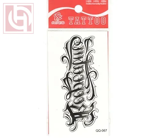 Temporary adhesive body Tattoo for women and girls