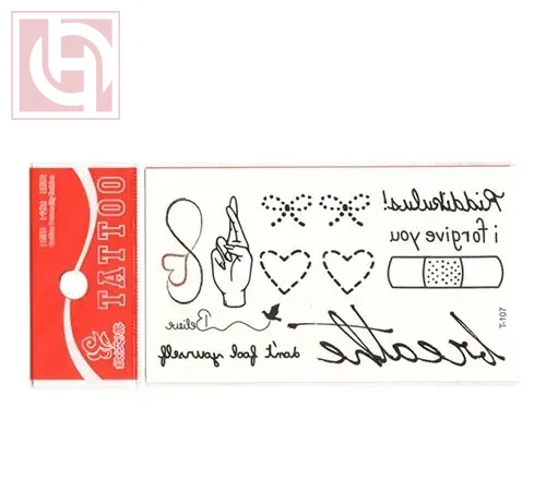 Temporary adhesive body Tattoo for women and girls