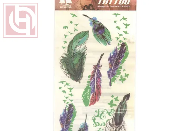Temporary adhesive Waterproof body colour Tattoo for women and girls 20CM