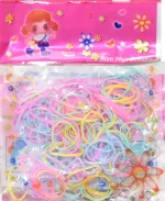 Small Elastic Hair Ties in Multiple Colors for Girls and Women